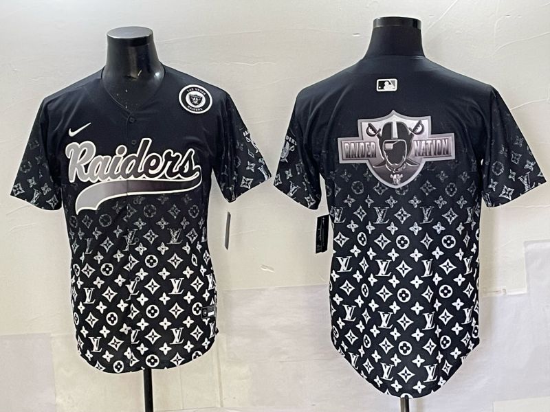 Men 2025 Oakland Raiders Blank Black Nike Limited NFL Jersey 012